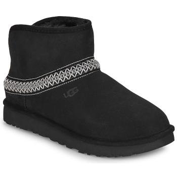 UGG  CLASSIC MINI CRESCENT  Polokozačky Čierna