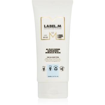 label.m M-Plex Bond Repairing Miracle Mask hĺbkovo vyživujúca maska pre všetky typy vlasov 200 ml