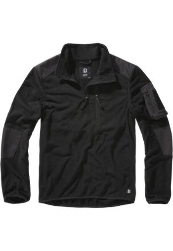 Brandit Fleece Troyer Ripstop black - L