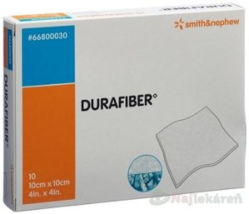 Durafiber Krytie na rany 10 x 10 cm absorpčné gélujúce krytie z hydrovlákna 10 ks