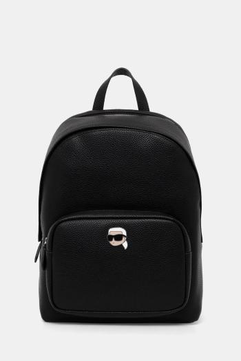 Ruksak Karl Lagerfeld čierna farba, veľký, s nášivkou, A1W30497