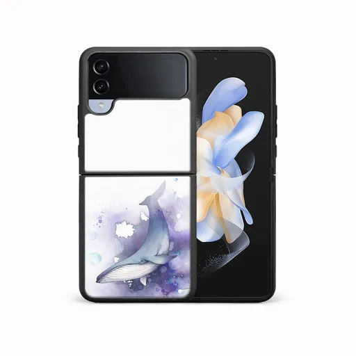 MY ART Ochranný kryt pre Samsung Galaxy Z Flip4 5G WHALE (242)