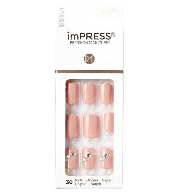 KISS Samolepiace nechty imPRESS Nails Crystal Blossom 30 ks