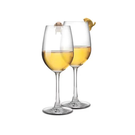 Die moderne Hausfrau Rozlišovače na sklenice Kočičky, sada 8 ks