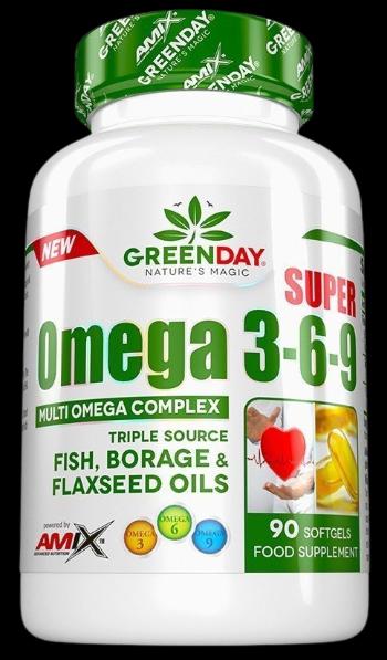 GREENDAY Super Omega 3-6-9, 90 kapsúl