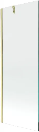 MEXEN/S - Next vaňová zástena FIX 70 x 150, transparent, zlatá kartáčovaná 895-070-000-00-00-55