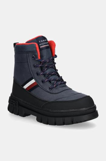 Detské zimné topánky Tommy Hilfiger tmavomodrá farba, T3X5-33713