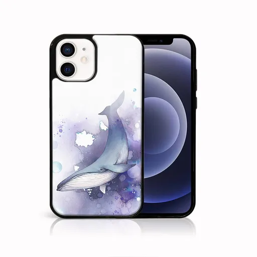 MY ART Ochranný obal pre Apple iPhone 12 mini WHALE (242)