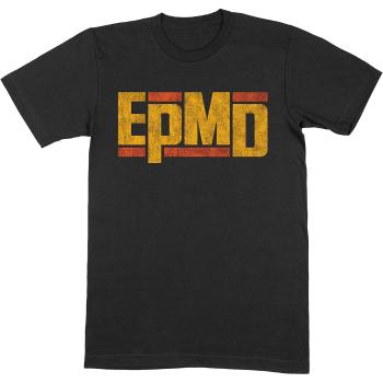 EPMD tričko Distressed Classic Logo Čierna XXL