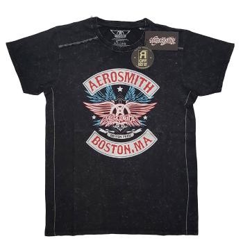 Aerosmith tričko Boston Pride Čierna XL