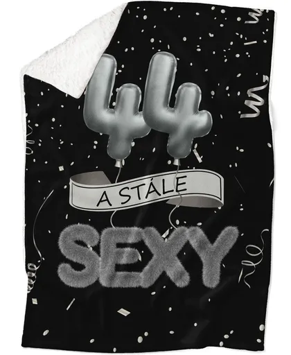 Deka Stále sexy – Čierna (vek: 44, Podšitie baránkom: ÁNO)