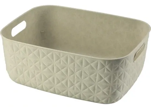 CURVER Úložný košík SOFTEX M recyklovaný plast | béžová