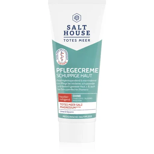 Salt House Dead Sea Therapy Care Cream ošetrujúci krém pre šupinatú a podráždenú pokožku 75 ml