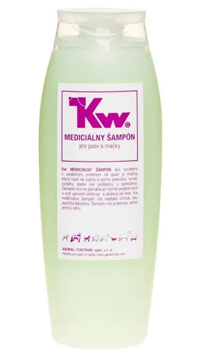 KW šampón mediciálny pre psy a mačky 250ml