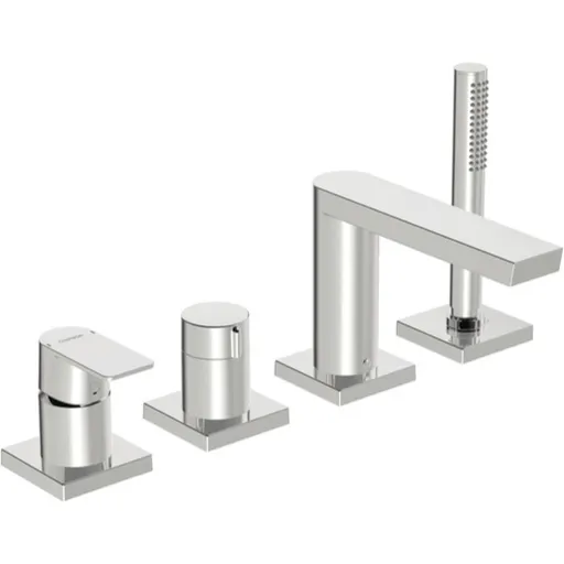 Vaňová batéria HANSA STELA so sprchovacím setom chróm 57302473