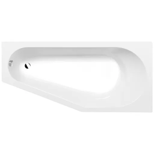 Polysan Tigra asymetrická vaňa 150x75 cm akrylát pravá 72933