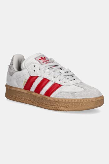 Kožené tenisky adidas Originals Samba XLG šedá farba, JS3826