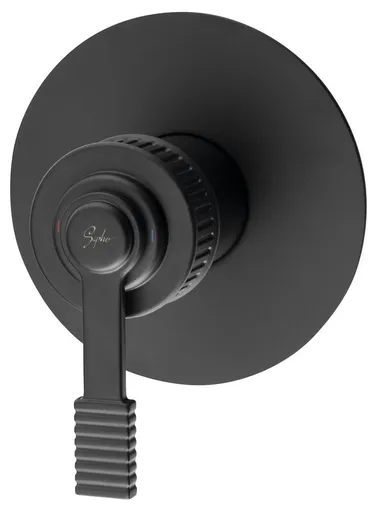 SAPHO - VERSI podomietková sprchová batéria, 1 výstup, čierna mat RV041/15