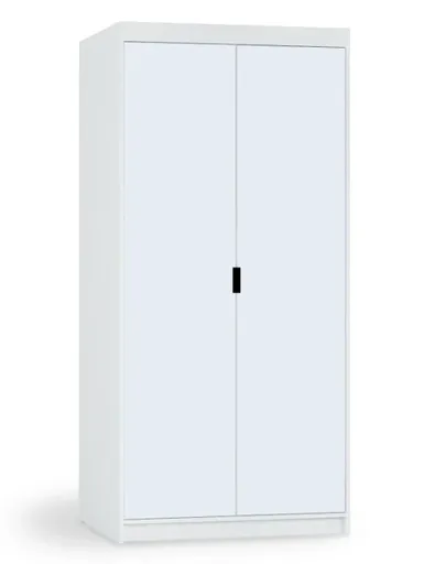 ArtLemp Šatníková skriňa ELLEN 2D so zrkadlom | biela