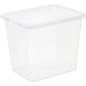 Plast Team - Úložný box 31 l, 42,5 × 33 × 34,7 cm Basic box, číry (22970800)
