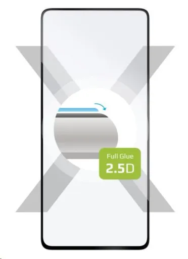 FIXED ochranné sklo Full Cover pre Apple iPhone 7/8/SE (2020), čierna