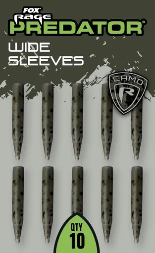 Fox rage predator prevleky camo wide sleeves 10 ks