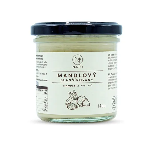 NATU Mandľový krém blanšírovaný 140 g