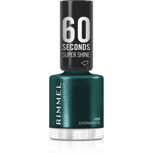 Rimmel 60 Seconds Super Shine lak na nechty odtieň 105 Evergreen 8 ml