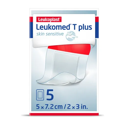 LEUKOMED® T Plus skin sensitive 5x7,2 cm, 5ks