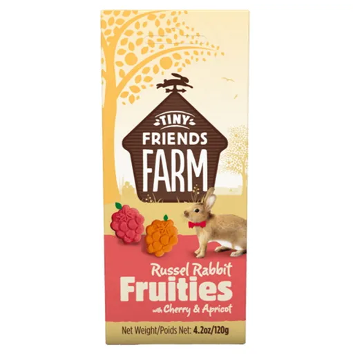 SUPREME Tiny Friends Farm Fruities čerešňa a marhuľa 120 g