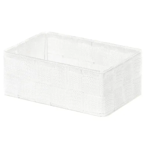 Compactor Úložný organizér do zásuvky Compactor TEX - košík M, 18 x 12 x 7 cm, biely, M