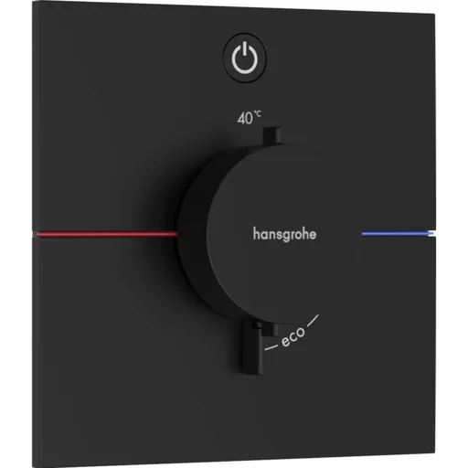 Hansgrohe ShowerSelect Comfort E sprchová batéria bez podomietkového telesa matná čierna 15571670