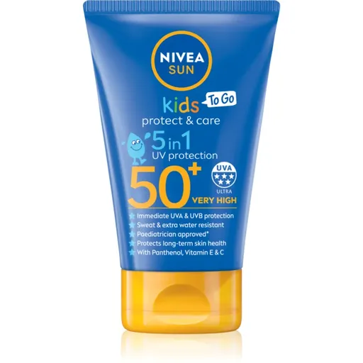 NIVEA SUN Kids detské mlieko na opaľovanie 5 v 1 SPF 50+ 50 ml