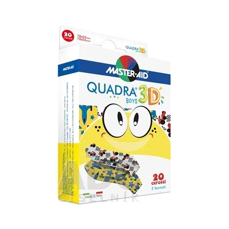 QUADRA 3D BOYS Náplasť