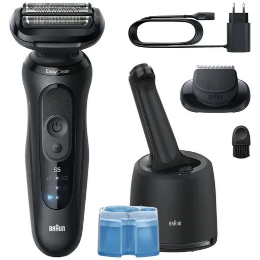 Braun Series 5 52-N7200cc elektrický holiaci strojček s čistiacou a nabíjacou stanicou SmartCare Black 1 ks