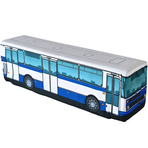 Plyšový autobus – old (Farba autobusu: Modrá)