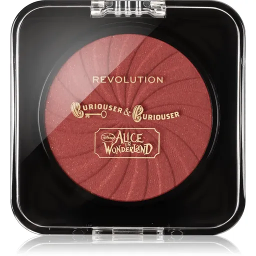 Makeup Revolution X Alice in Wonderland rozjasňujúca lícenka odtieň The Wrong Alice Blusher 3.5 g