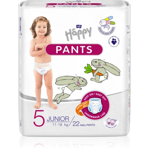 Bella Baby Happy Pants Size 5 Junior jednorazové plienkové nohavičky 11-18 kg 22 ks