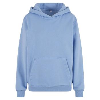 Build Your Brand Hebká dámska mikina cez hlavu Fluffy - Svetlomodrá | XXXXXL