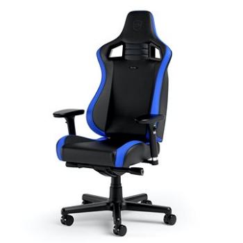 Noblechairs EPIC Compact, čierna/carbon/modrá (NBL-ECC-PU-BLU)