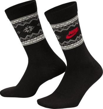 Nike Essential Holiday Crew Ponožky White/Black M