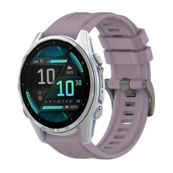 SILICONE Vymeniteľný remienok pre Garmin Fenix 8 43mm fialový