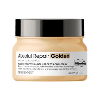 L´Oréal Professionnel Regeneračná maska pre poškodené jemné vlasy Serie Expert Absolut Repair Gold Quinoa + Protein ( Gold en Masque) 250 ml