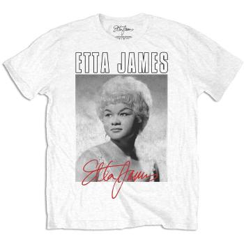 Etta James tričko Portrait Biela XXL