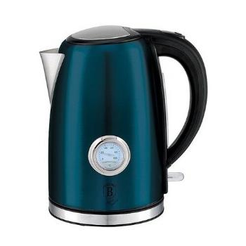 Berlinger Haus Rýchlovarná kanvica s termostatom Aquamarine Metallic Line, 1,7 l 