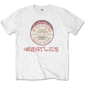 The Beatles tričko Flowers Logo & Drum  one_size