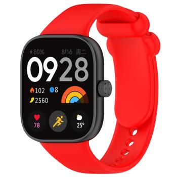 SILICONE Vymeniteľný remienok pre Redmi Watch 4 červený