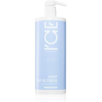 Natura Siberica ICE Professional Keep My Blonde šampón neutralizujúci žlté tóny pre zosvetlené, melírované studené blond vlasy 1000 ml