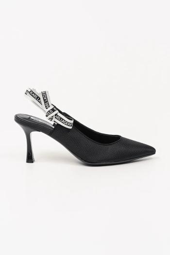 Lodičky Karl Lagerfeld SIENNA čierna farba, KL32708