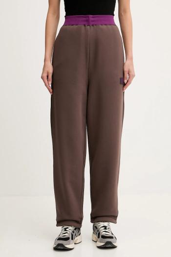 Tepláky EA7 Emporio Armani hnedá farba, vzorované, AF10377.7X000157
